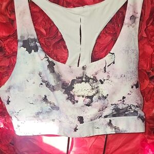 Moret Ultra Women's Marble Print Sports Bra Size Large